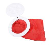 banapoy Kit Piatto 4 Pollici Kit Accesso Accesso con Borsa per Lo Stoccaggio, Copertura del Portello di Ispezione del Ponte Marino per Il Serbatoio per Pesca in Barca in Kayak. (White)