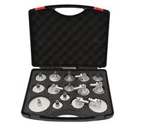 banapoy Kit Spurgo Freni, 15 Pezzi Universale Set di Adattatori per Cilindro Maestro per Automobili, Kit di Spurgo del Liquido dei Freni, Adattatore per Dispositivo di Spurgo Freni