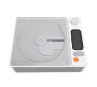 banapoy Lettore CD Portatile, Lettore Dischi retrò con Display LCD, CD retrò Desktop Bluetooth con Telecomando, Radio FM Integrata Desktop, Altoparlanti, per la Musica (#2)