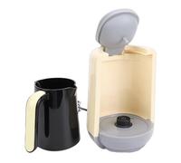 banapoy Macchina per caffè Turco, Caffettiera Elettrica da 400 W con Infusione Rapida in 5 Minuti, Caffettiera Mediterranea con Tazza di caffè per Preparare il tè da Viaggio in Ufficio a Casa (YELLOW)
