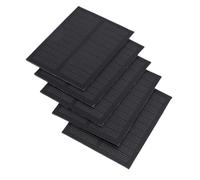 banapoy Micro Pannello Solare da 5 Pezzi, Mini Pannello Solare Monocristallino da 0,5 W, Facile da Montare, Caricabatterie per Celle, per Dispositivo Elettronico, 76x60 Mm