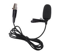 banapoy Microfono Lavalier da Bavero, Morsetto a Mano Libera a Condensatore Cablato Sul Microfono da Bavero con Cavo XLR a 4 Pin e Copertura in Schiuma per di Trasmissione Wireless da Cintura