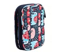 banapoy per Uncinetti, Organizer per Uncinetti in Tessuto Oxford 600D a Doppio Strato, Borse da Viaggio per Uncinetto con Protezione Imbottita e Compatte 19x14x4 Cm per la Casa e il Viaggio (Borsa