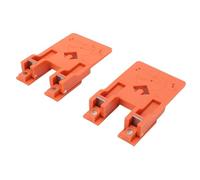 banapoy Piastra di Fissaggio per Installazione Cerniera da 2 Pezzi con Parametro di Dimensione, per la Maggior Parte delle Cerniere per Porte in Legno, per Armadio da Cucina