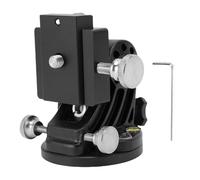 banapoy Sedili di Regolazione della Latitudine, Base per Cuneo Equatoriale Base di Latitudine, Filo 3/8", 0-90°, Supporto per Telescopi per L'astronomia Accessorio per Telescopi (Tutto nero)