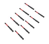 banapoy Set di Punte per Cacciavite Magnetico PH da 10 Pezzi, Punte da Trapano Lunghe e Dure Antiscivolo, Acciaio Legato a Torsione TS2 per Cacciavite a Batteria