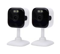 banapoy Telecamera 2K per Sicurezza Domestica Dual Band, Telecamera di Sicurezza Domestica 3MP WiFi 2.4G 5G HD con Audio Bidirezionale, Mini Cam per Animali Domestici da Interno Ed Esterno per