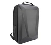 banapoy Zaino con Shell Rigido, Zaino per Laptop da Viaggio con Porta USB, Blocco della Password, Borsa per i Computer da Gioco di Zaini da Viaggio per Escursioni, 11.8x16.5x4.3in (BLACK)