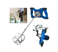 Banas Miscelatore Professionale per Cemento 2600W Agitatore Mescolatore per Malta Mescolatore Betoniera, 6 Vlocità, Design ergonomico a doppia impugnatura