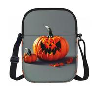 BANBADP Fall Pumpkin - Borsa a tracolla da donna, compatta, con tracolla regolabile, per viaggi e feste