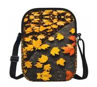 BANBADP Fall Pumpkin - Borsa a tracolla da donna, compatta, con tracolla regolabile, per viaggi e feste