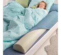 BANBALOO - Pack 2 - Barriera di sicurezza per letto bambino - Anticadute per bambini in schiuma antiscivolo da viaggio trasportabile, per letti matrimoniali, 150 cm, 180 cm, nido, Tipi e Montessori
