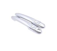 BANBE Copertura Maniglia Porta Laterale Cromata Per Renault Clio IV MK4 2012~2019 Adesivo Accessori Auto Catch 2013 2014 2015 2016 Antiscivolo(1 Keyhole 2 Buttons)