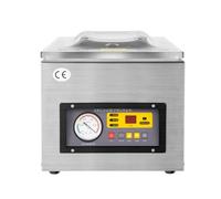 banborba Macchina sottovuoto industriale, 120 W, macchina sottovuoto da tavolo, in acciaio inox, per alimenti, saldatrice automatica, 220 V, 1-4 pcs/min, argento