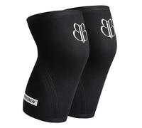 BANBROKEN Ginocchiere 7 mm PRO LIFTER (2 unità) 7 mm Knee Sleeves - Weightlifting, Strongman, sollevamento pesi, compressione Squats e altri sport. uomo, donna, 1 paio, nero (WL PRO, S)