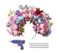 Banca Della Corona Di Fiori | Hoop Per Capelli Da Sposa, Copricapo Floreale Del Festival, Copricapo Di Per Incontri Di Primavera, Matrimoni, Feste, Costumi E Abiti Del Festival, Elegante Accessor