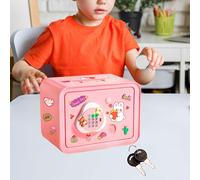 Banca di denaro elettronico di maiale con interruttore linguistico decorazione