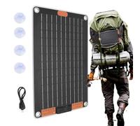 Banca di energia solare, Pannelli ,Carica solare USB | Fornitura di Ricarica Multidispositivo, Potenza elettrica esterna a Ricarica Rapida per Campeggio, Escursioni