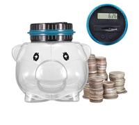 Banca di monete elettroniche, Banca di conteggio delle monete digitali,Simpatica banca per il conteggio delle - di stoccaggio di digitale a forma di animale con, banca di