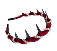 Banca di perle, copricapo ad onda, accessorio per capelli con pettine non slip, elegante banda per capelli per sposa nuziale, festa, evento formale, ballo di fine anno, stile quotidiano, regalo di gio