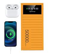 Banca di ricarica da 66 W, ricarica rapida 50000 mAh, banca di energia portatile con display a LED, caricabatterie multifunzionale per telefoni, tablet, laptop, viaggi e esigenze energetiche di backup