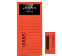 Banca di ricarica rapida - Banca di potenza da 66 W 50000 MAH, display a LED | connesso senza energia e design leggero per telefoni, escursioni, campeggio, viaggi all'aperto