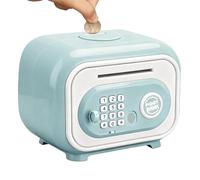 Banca Elettronica - Macchina Forte per Contanti E Monete - Con Codice E Impronta Digitale per Banca Di Soldi Bambini, per Risparmiare E Contare Risparmi Età 3 a 12 Ragazze