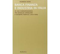Banca finanza e industria in Italia. In una corrispondenza tra Bonaldo Stringher e Giuseppe Toeplitz (1919-1930)