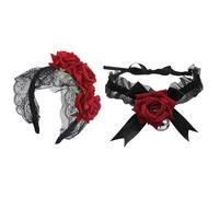 Banca Gotica Da 1 Pezzo E Collare Gotico 1 Pezzo, Accessori Gotici, Accessori Per Abbigliamento Per Feste, Accessori Vintage.