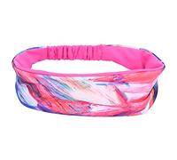 Banca sport Assorbimento traspirato per il sudore che trascina la fascia per il sudore per le donne basket che corre fitness rosa in poliestere