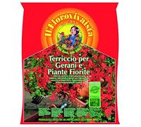 Bancale 5 Sacchi di Terriccio Gerani 20 Litri Coltivazione Piante Fiori
