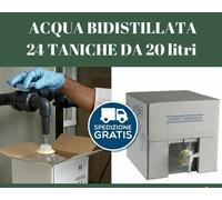 Bancale Acqua bidistillata 24x da 20 litri 1 rubinetto omaggio