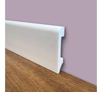 bancale da 100ml di Battiscopa BC in POLIMERI linea BASICBOARD 75x14mm - BIANCO