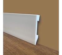 bancale da 100ml di Battiscopa Quadro in POLIMERI linea BASICBOARD 75x14mm - BIA
