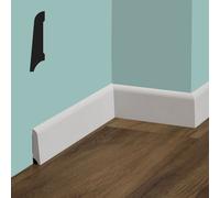 bancale da 172,80ml di Battiscopa INCLINATO in POLIMERI FeelingWood-HD 60x15mm - BIANCO