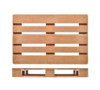 Bancale Plastica RiciClata 20x30x4 Cm tagliere Marrone H&H
