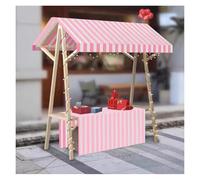 Bancarella di legno portatile del fornitore con la tenda e le ruote per le vendite all'aperto delle bevande e dell'alimento