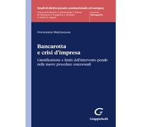 Libri Mazzacuva-Bancarotta E Crisi D'Impresa