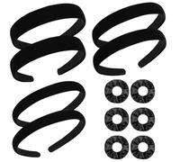 Banche A Marchio Largo A 6 Pezzi E Anelli Per Capelli A 6 Pezzi, Accessori Per Capelli Da Donna, Semplici Accessori Per Capelli Retrò, Accessori Per Capelli Alla Moda E Versatili.