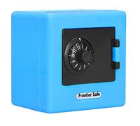 Banche di Denaro per Bambini, Mini Custodia per Deposito di Denaro per Bambini Simulazione Cassetta di Sicurezza con Serratura Codificata Cassaforte per Contanti con Serratura a Codice(Blu)