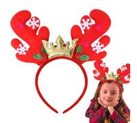 Banche Illuminate Natale - Luci Colorate a Led, Cerchio Auricolare Renne, Banda per Capelli Cortili Alci Festivi, Accessorio per Feste Decorative | Funnio per Le Vacanze Divertenti per La Celebrazione