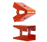 Banchi da lavoro regolabili a prova di morsetto Prevenzione antiscivolo Denti Montaggio rapido Strumento di lavorazione del legno per riparazione temporanea Non antiscivolo Grip Sawhorse Staffe
