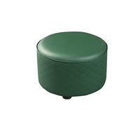 Banchi di vanità del cuoio genuino di lusso degli sgabelli per il colore verde del tavolino da salotto