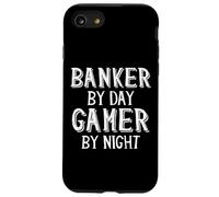 Banchiere Di Giorno Giocatore Di Notte Divertente Investment Banking Gaming Custodia per iPhone SE (2020) / 7/8