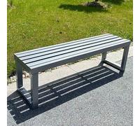 Banco all'aperto durevole del metallo per gli spazi pubblici, soluzione della disposizione dei posti a sedere di capacità elevata per i parchi, i patii ed i giardini