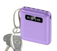 Banco batteria a ricarica rapida, Banco batteria mobile,Pacchetto caricabatterie portatile da 5000 MAh per cellulare | Pacchetto caricabatterie compatto con display digitale trasparente per d