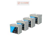 Banco Batteria GEL 320Ah 12V REVOLEAD LDCG12-80E x uso Fotovoltaico ciclica deep