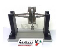 Banco BENELLI per equilibratura e bilanciatura su contropunte di alberi motore,