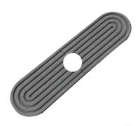 Banco da cucina per paraspruzzi 45 x 10 cm in terra di diatomee (grigio | per un rapido assorbimento dell'acqua, resistente allo sbiadimento, adatto per lavandini stretti, dimensioni 45 x 10 cm