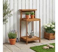 Banco da Giardinaggio Esterno 56,5 x 48,5 x 107 cm Naturale
